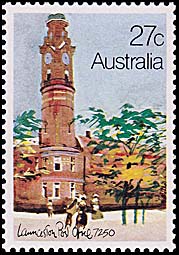 Launceston stamp